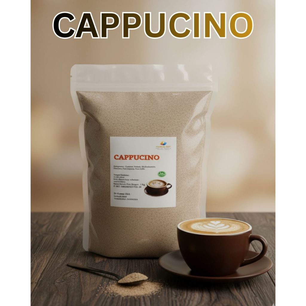 Capucino Cincau Bubuk 1 Kg Enak Dan Terjangkau || Bubuk Minuman Capucino Cincau 1 Kg Untuk Jualan