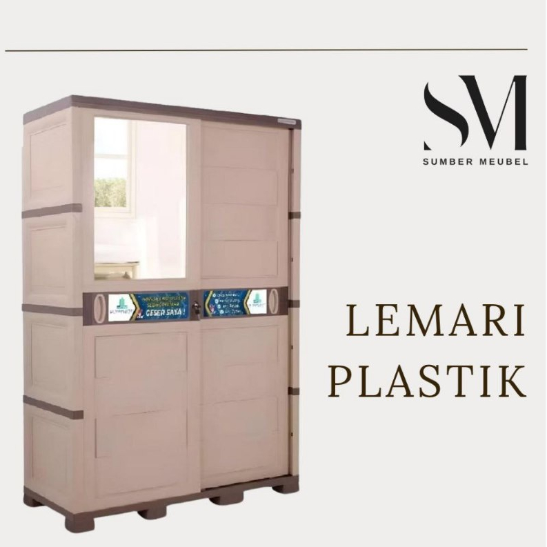 LEMARI PAKAIAN PLASTIK OLYMPLAST OTC MODERN