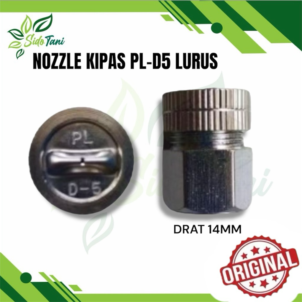 Nozzle Kipas Lubang 1 PL - D5 Lurus Nozzle Spuyer Mata 1 Tangki Sprayer