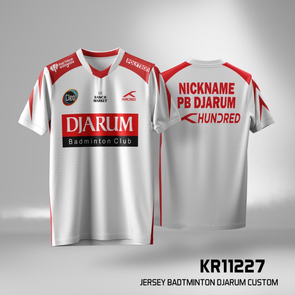 Jersey Badminton Djarum Custom