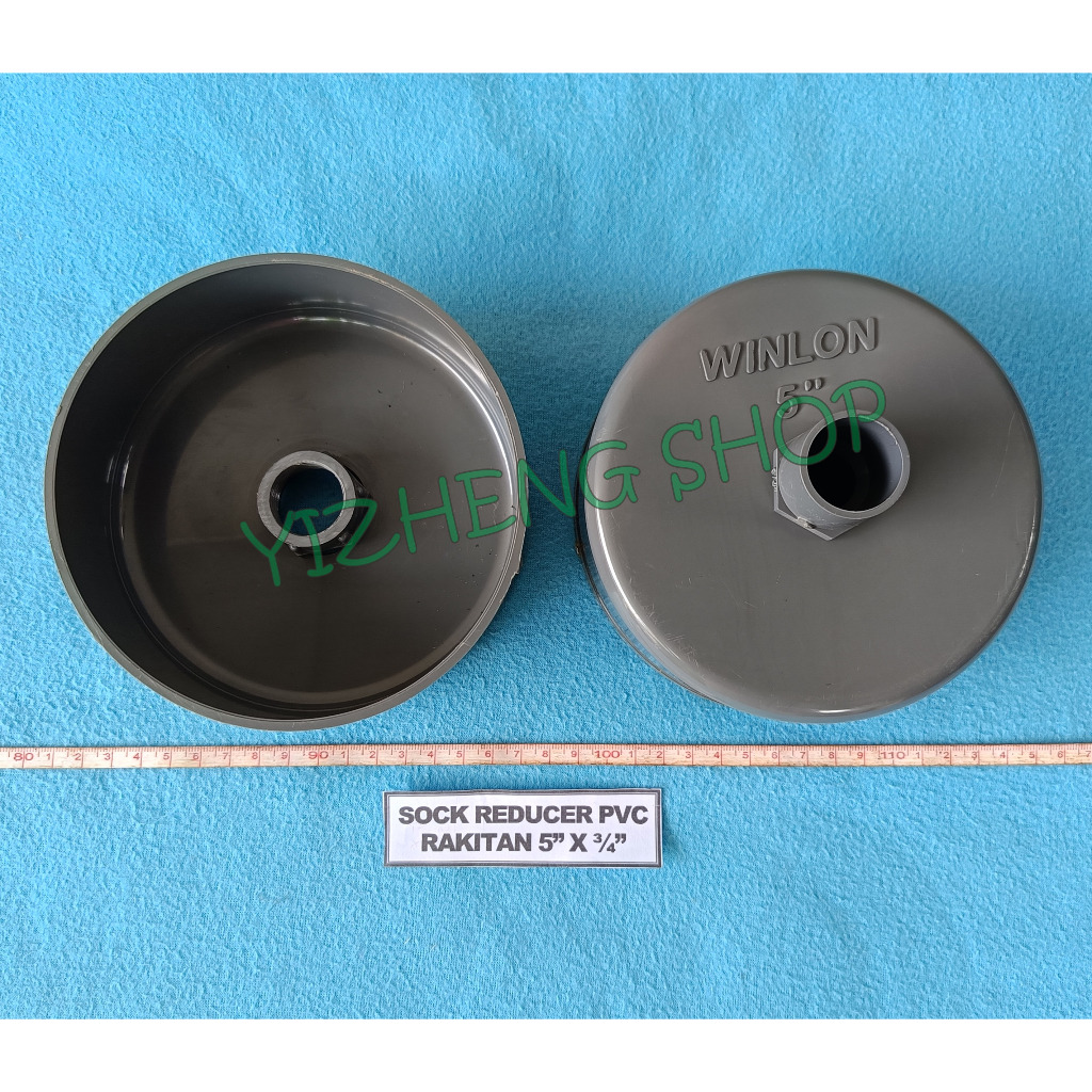 SOCK REDUCER 5 X 3/4 PVC RAKITAN