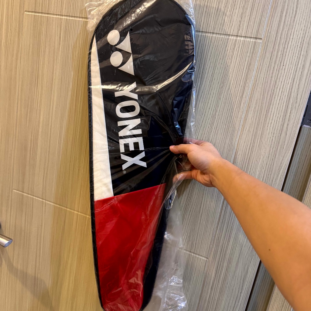 Tas Raket Yonex 1R Original - Black White Red