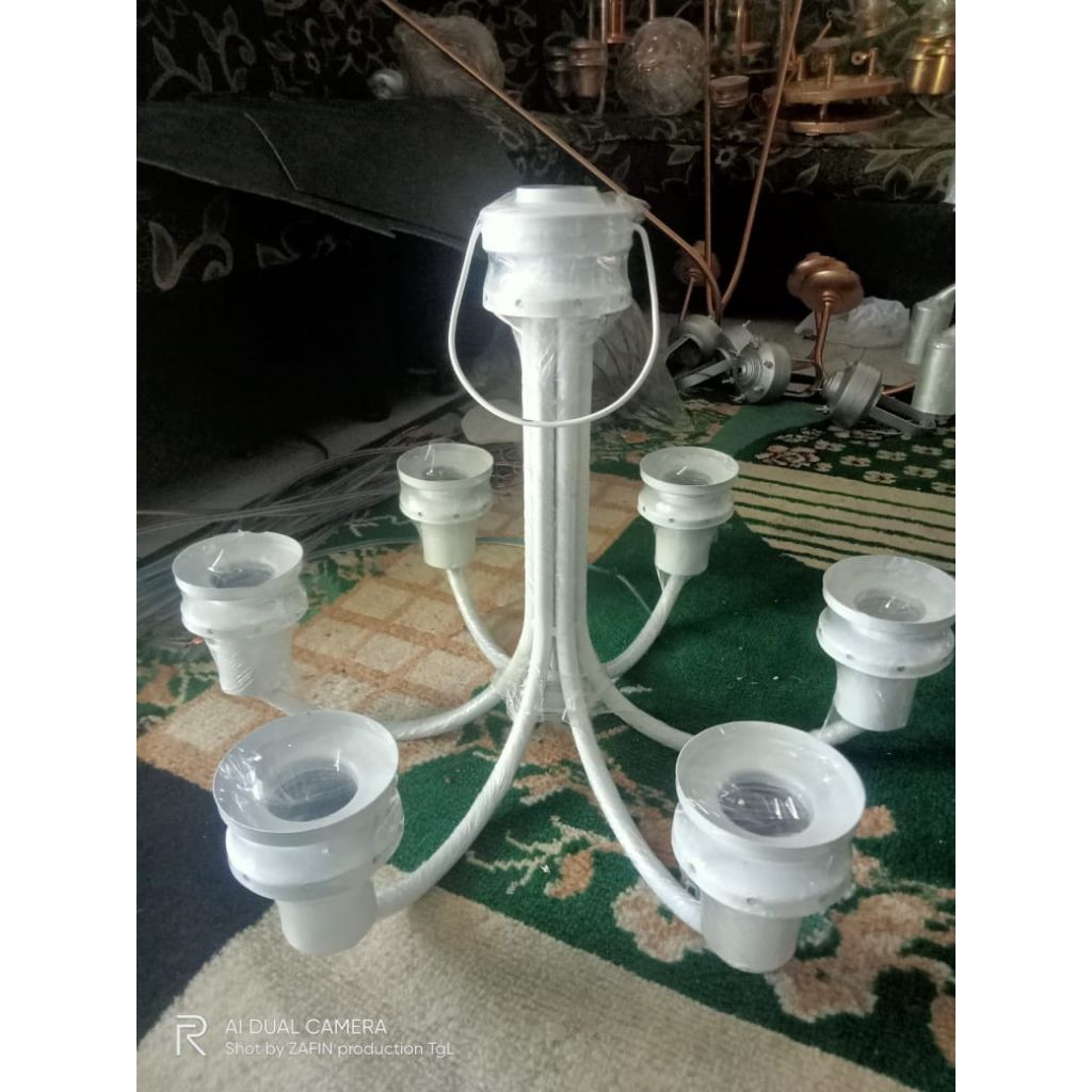 lampu jangkar cabang 6 lampu dekorasi lampu kekinian