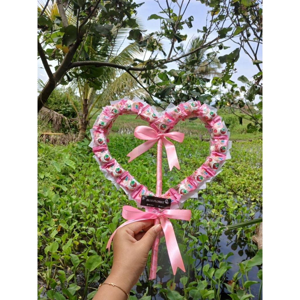 TONGKAT LOVE DARI YUPI PINK SWEET