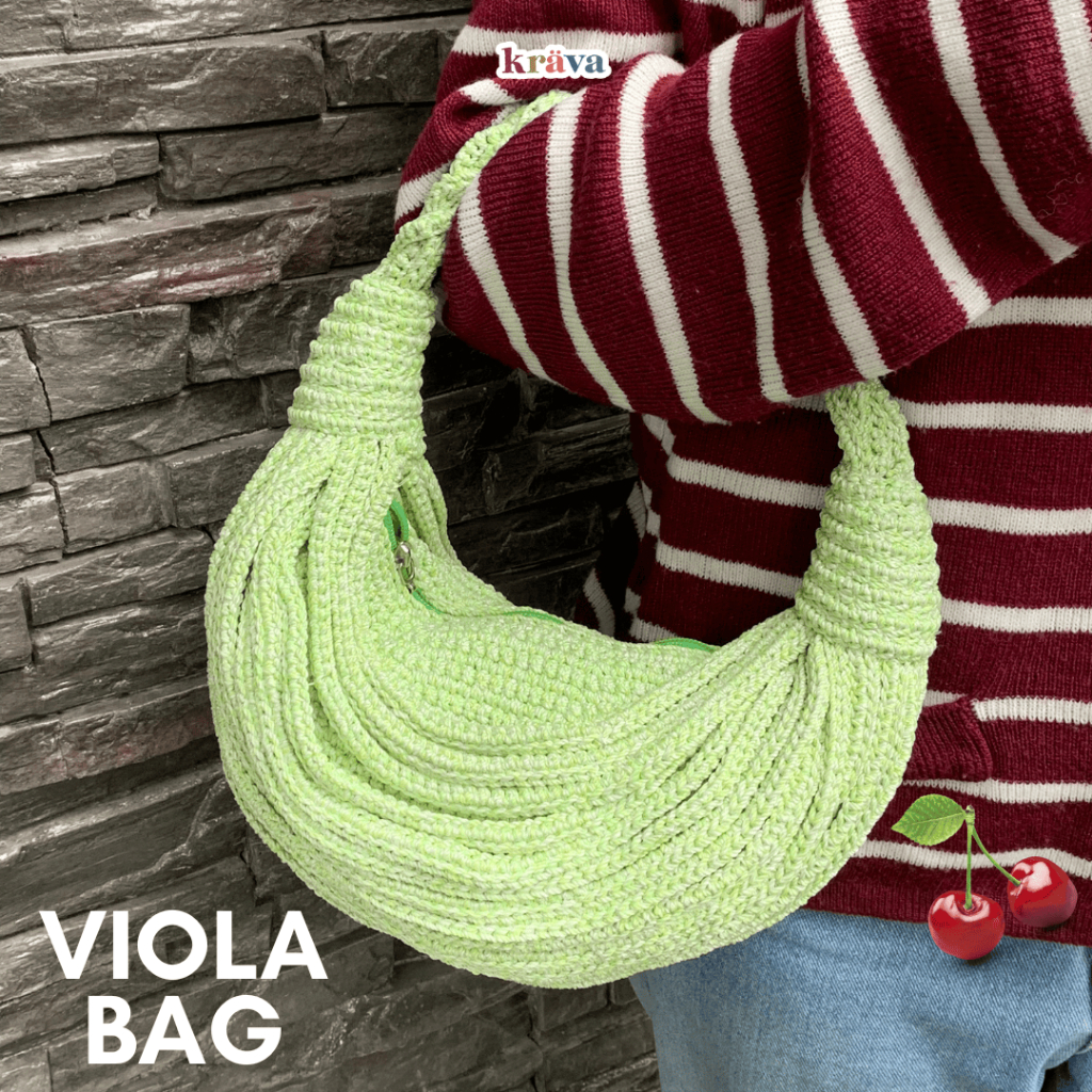 Kräva The Label - Viola Bag / Tas Wanita / Tas rajut / Crochet Bag