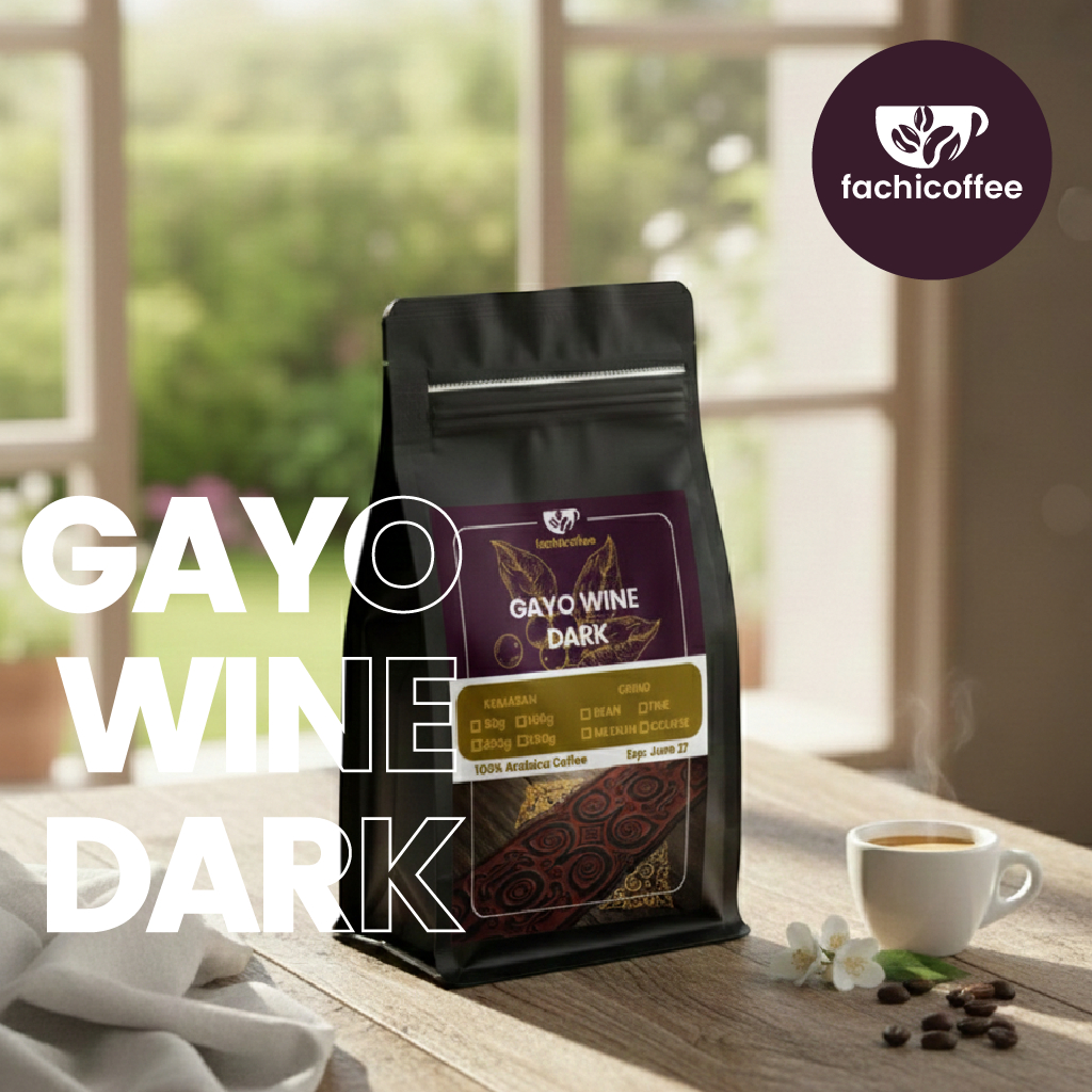 Kopi Arabika Gayo Wine – Dark Roast 100g