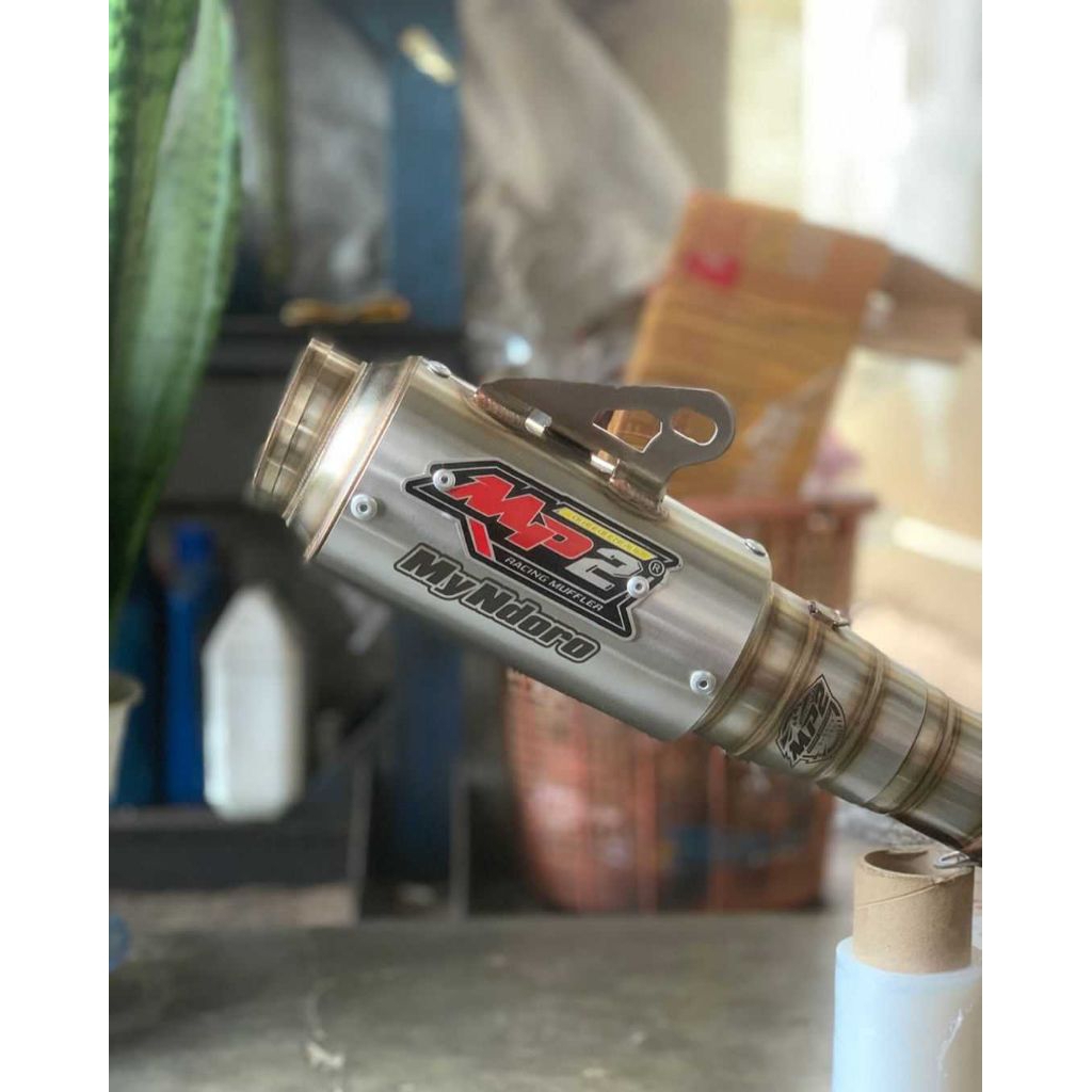Silencer Knalpot Racing Type SR-9 Original Mp2 Muffler Mx king/new/old, vixion, sonic 150r, dll.