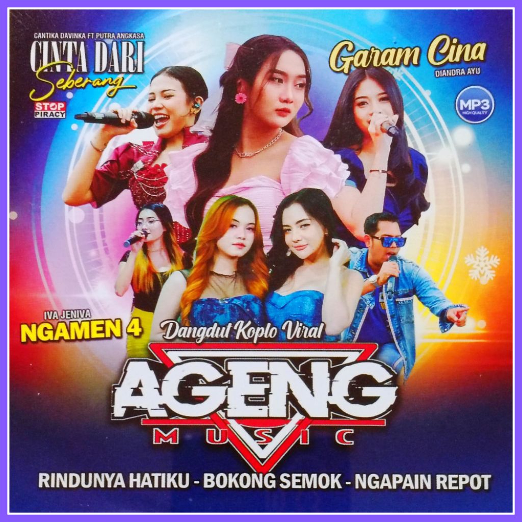 Kaset MP3 Lagu Dangdut Koplo Ageng Music Album Pilihan Terpopuler 99 Judul