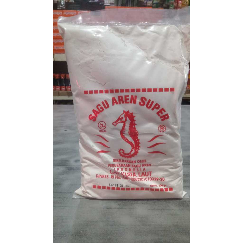 SAGU AREN SUPER CAP KUDA LAUT 500GR