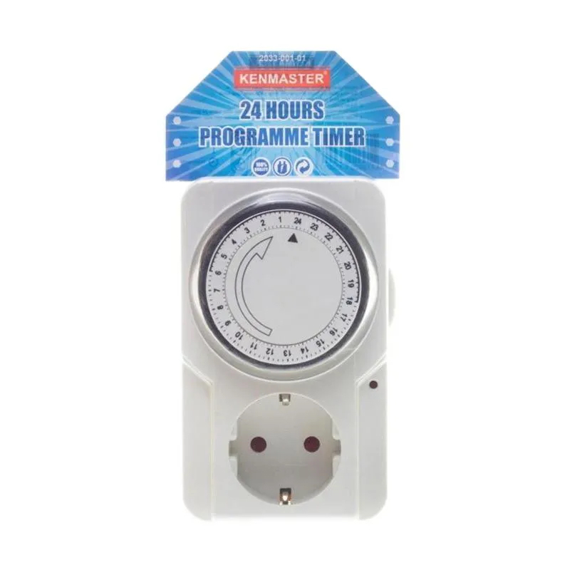 KENMASTER stop kontak timer 24 jam / stop kontak timer manual 24 jam / stop kontak timer listrik man