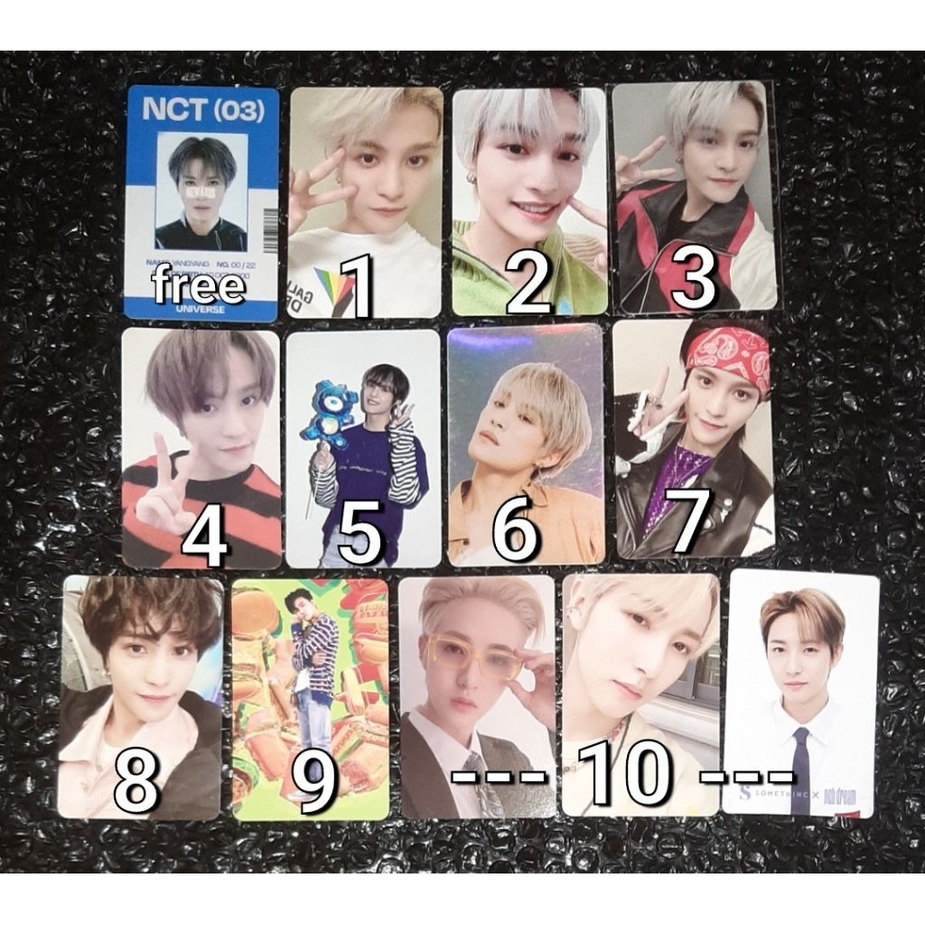 PC PHOTOCARD WAYV NCT DREAM YANGYANG JAEMIN RENJUN NCT 2021 UNIVERSE TC TRADING CARD PINK CHRISTMAS 