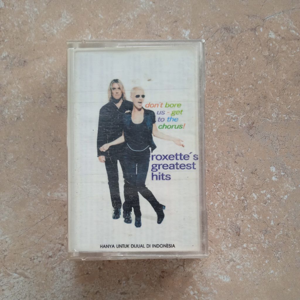 kaset pita greatest hits Roxette, bonus kaset Roxette "Crash Boom Bang"