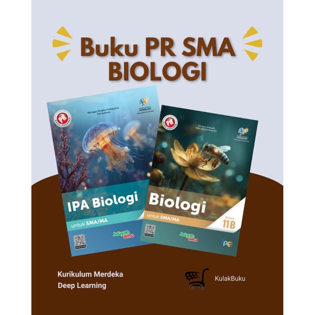 Buku PR Biologi SMA Kelas 10 11 12 Semester 1 & 2 Kurikulum Merdeka Intan Pariwara Edisi Terbaru
