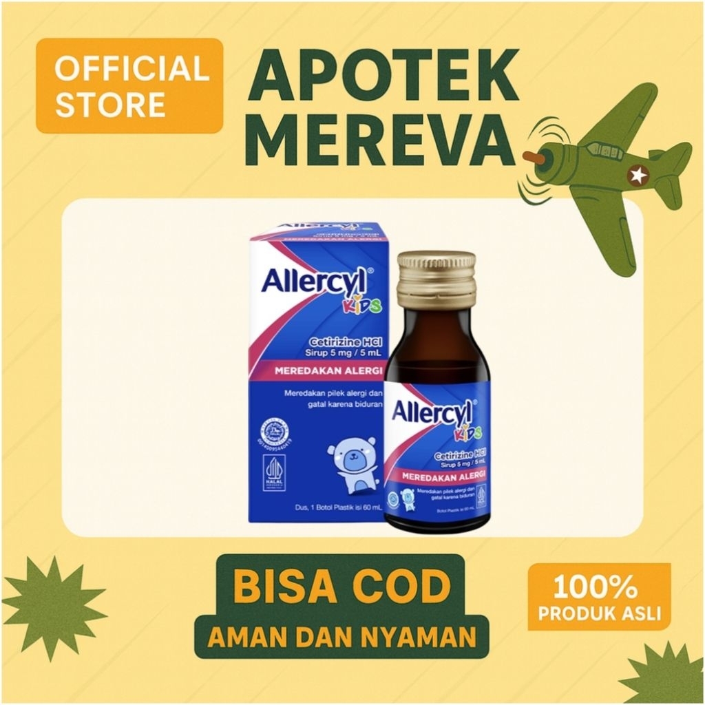 ALLERCYL KIDS SIRUP ANAK BIDURAN 1 BOTOL