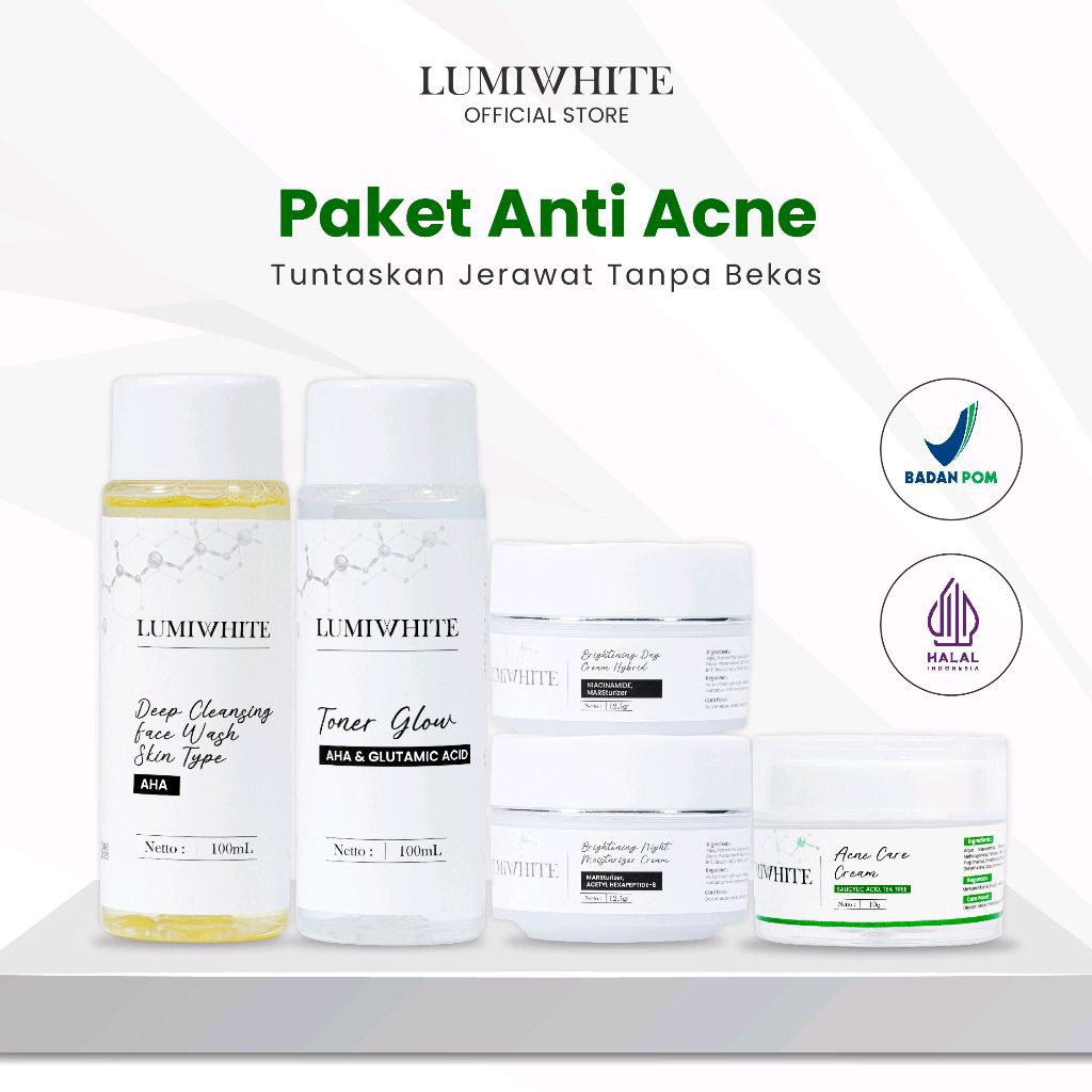 Original Lumiwhite Acne Care / Skincare Penghilang Jerawat