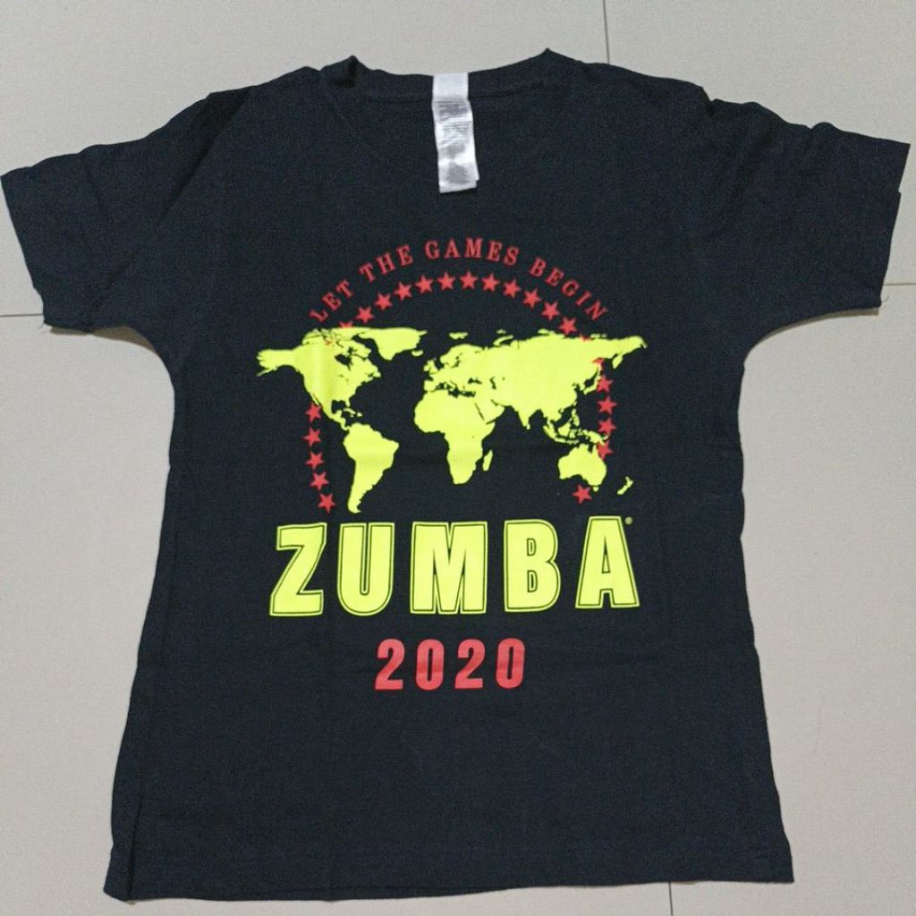 Preloved Kaos Zumba Wear ZW Original