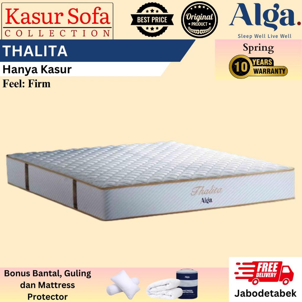 Alga Thalita (Hanya Kasur)/Matrass/Mattress/Springbed Orthopedic (Firm)