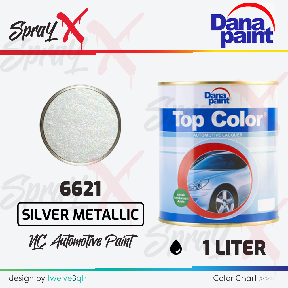TOP COLOR SILVER METALLIC 222-6621 / CAT DUCO SILVER TOPCOLOR 6621