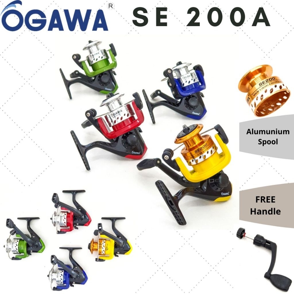 REEL OGAWA SE 200 A BONUS 1 HANDLE