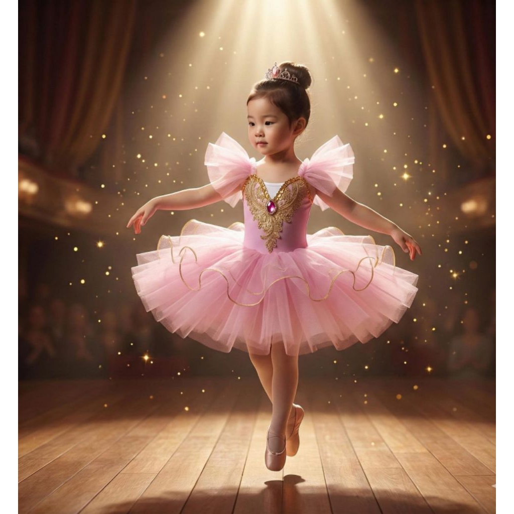 BALET GOWN KOSTUM BALERINA TUTU ANAK PEREMPUAN 01