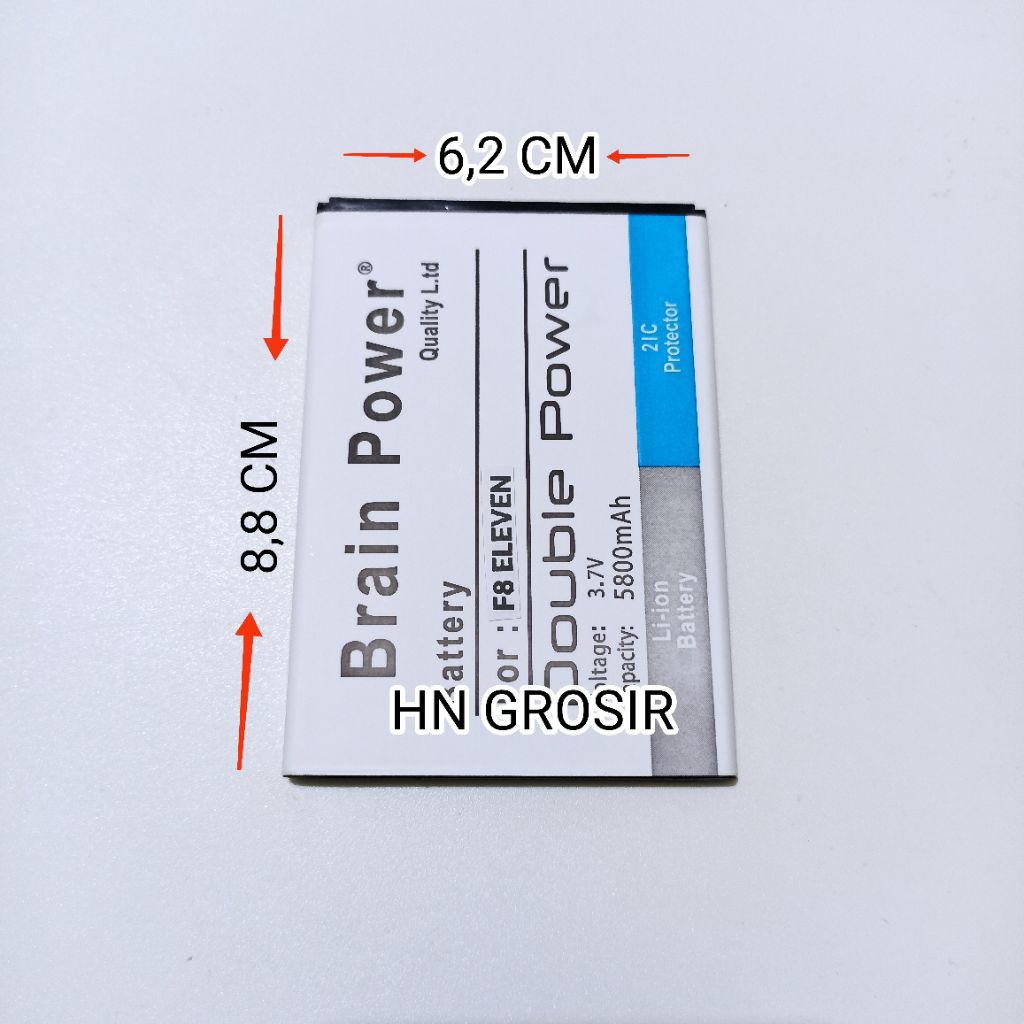 Baterai Huangmi F8 Eleven F8 eleven double power battery batre batrai batrei hp