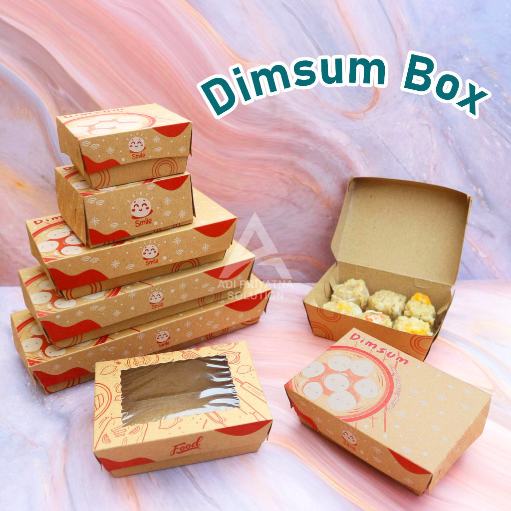 Box Dimsum Motif Laminasi | Dus Dimsum Isi 4 | Box Dimsum Laminasi | Box Dimsum Isi 6 | Kemasan Dims