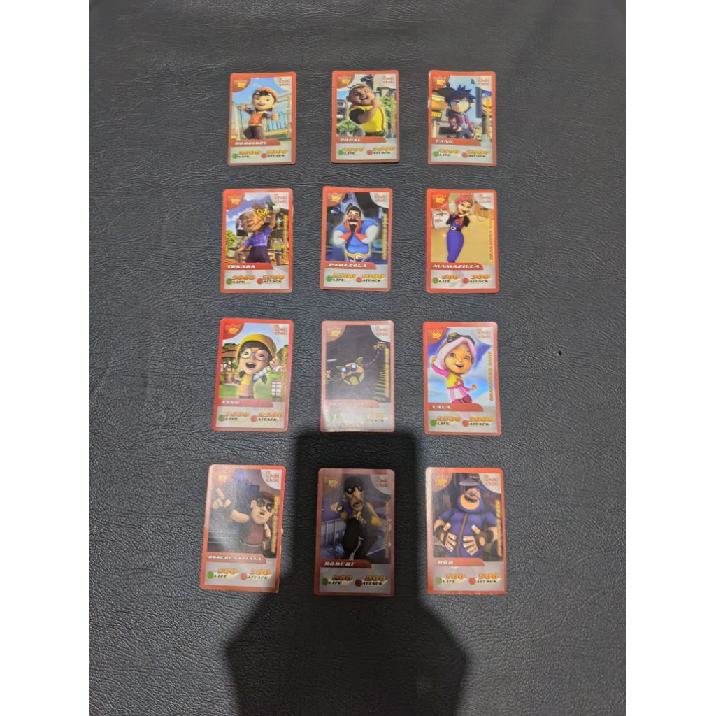 KARTU BOBOIBOY CHOKI CHOKI AR 2015