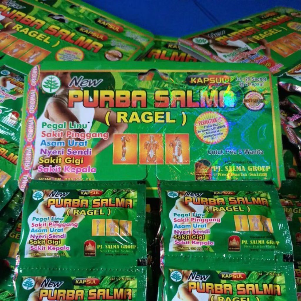 Paket 20 Renceng | Purba Salma Ragel Asam Urat Original