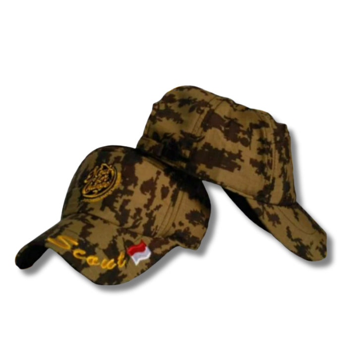 Topi Pramuka Topi loreng pramuka