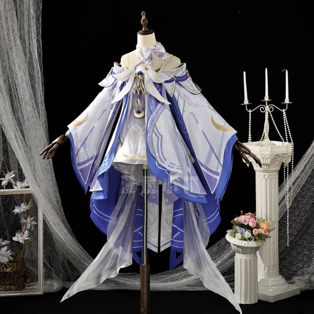 Costume cosplay Columbina size S brand Manwu NEW, cos + acc only