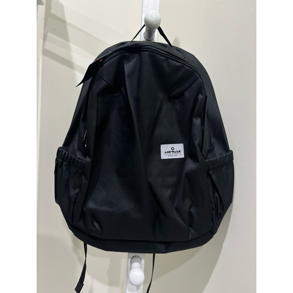 Tas Ransel/ Backpack Airwalk Pink, Hitam, Biru muda unisex (bisa men/ women) bahan kanvas lemes sale