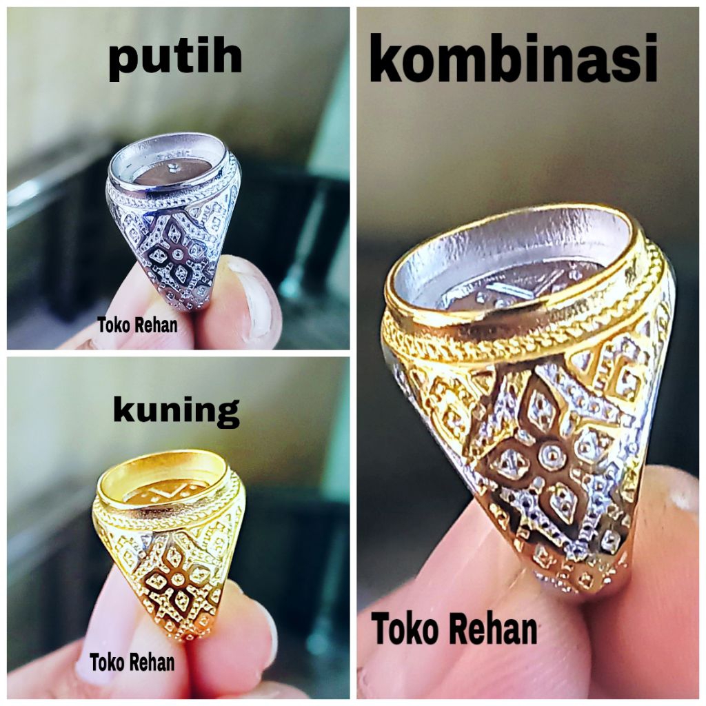 Cincin Ring Emban Titanium Super 12x16 - 13x18 - 15x20