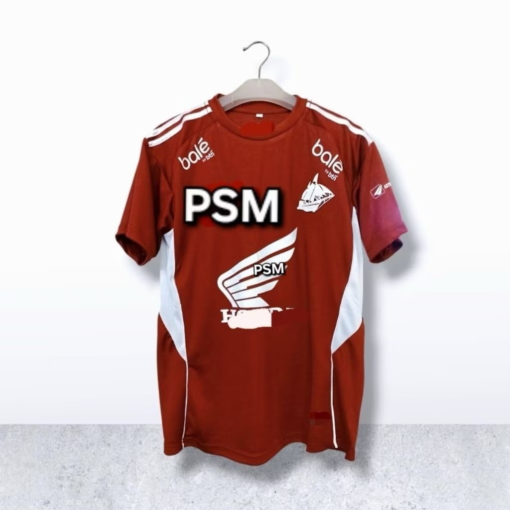 JERSEY BOLA PSM MKASAR HOME MUSIM 2025-2026 jersey bola terbaru