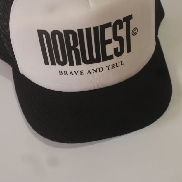 trucker.brave | topi jaring lidah pendek | topi visor pendek