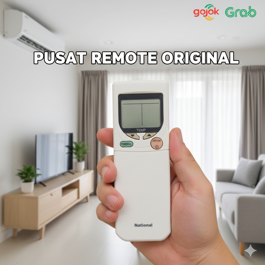 REMOTE REMOT AC NATIONAL PANASONI A75C2183 POWERFUL ORIGINAL ASLI