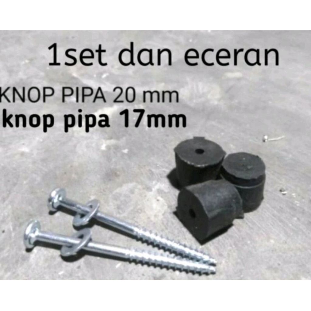 knop dan baut/baut sekrup jemuran