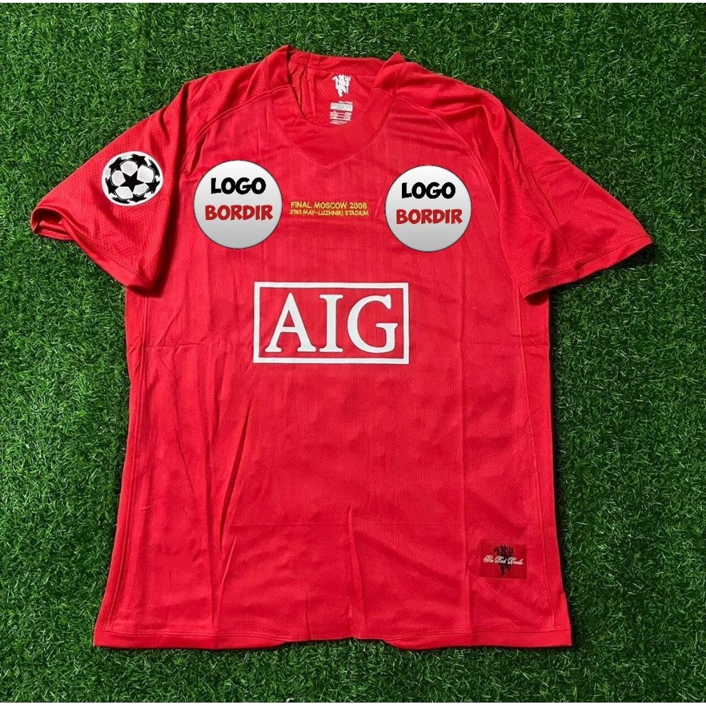 RETRO | EM.YU HOME FINAL MOSKOW 2008 [RONALDO #7] JERSEY VINTAGE KEREN