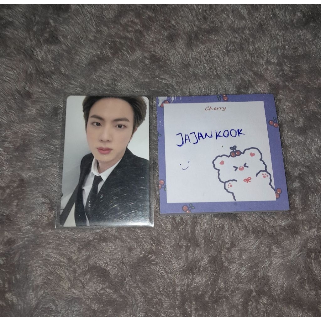 [READY STOCK] PHOTOCARD OFFICIAL MEMORIES DVD 2020 BTS JIN KIM SEOKJIN