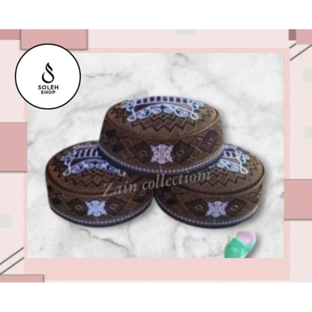 Peci Malaysia Pintu Aceh Original – Motif Timbul Premium Eceran