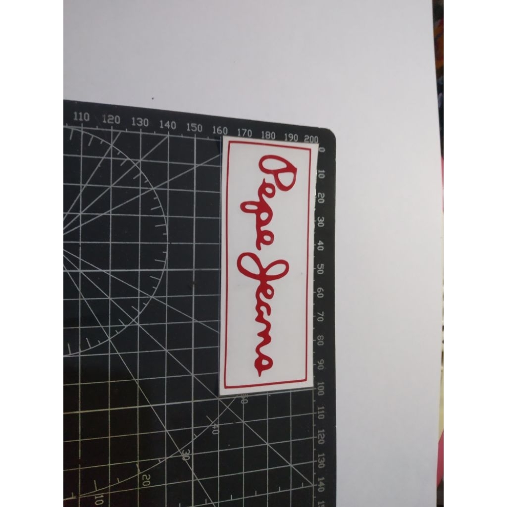 stiker cutting pepe jeans