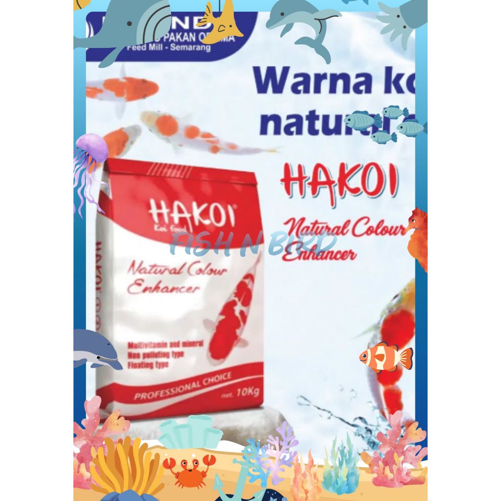 Hakoi Pakan Ikan KOI HAKOI Repack 1kg Havindo Hakoi KOI Food 1kg