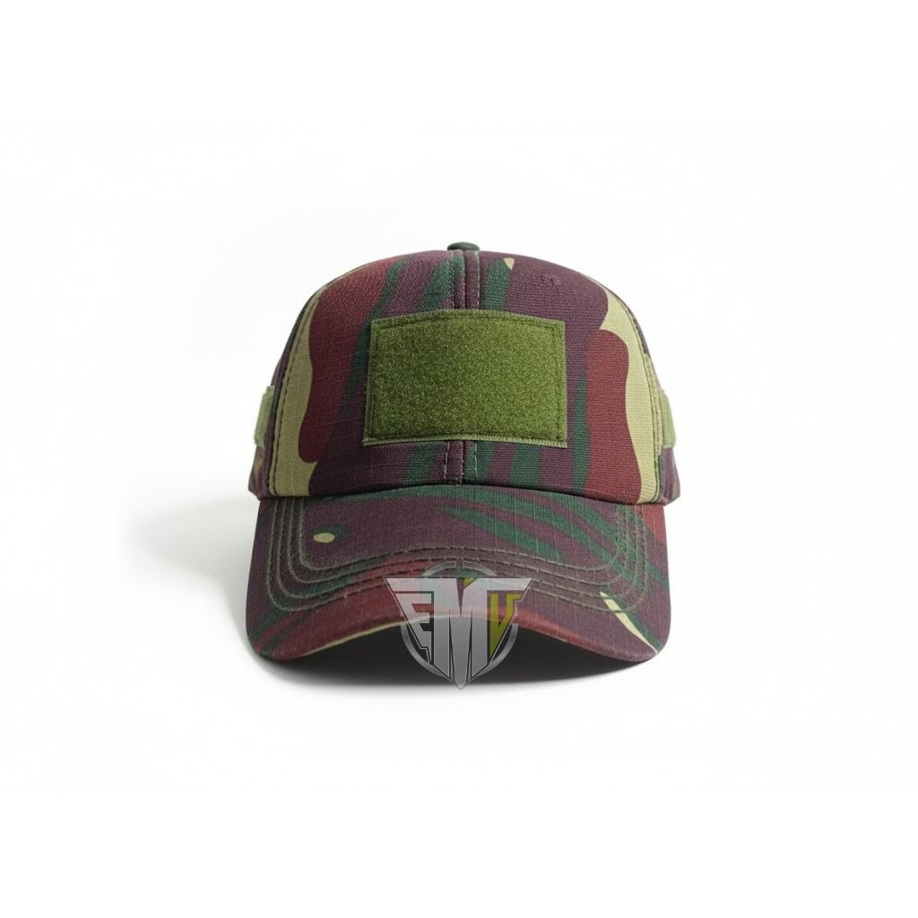 topi tactical loreng kopassus velcro