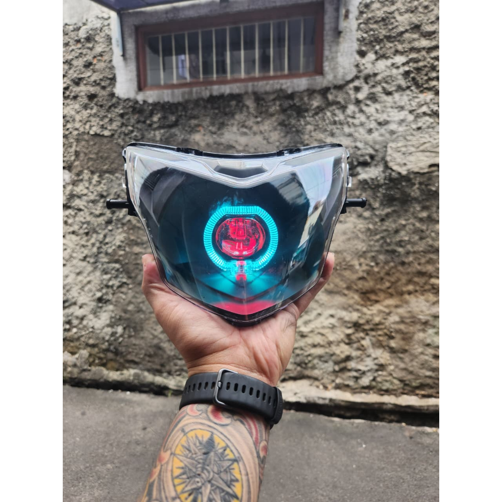 LAMPU DEPAN JUPITER MX NEW BILLED PROJIE 2.5INC PLUS REFLEKTOR