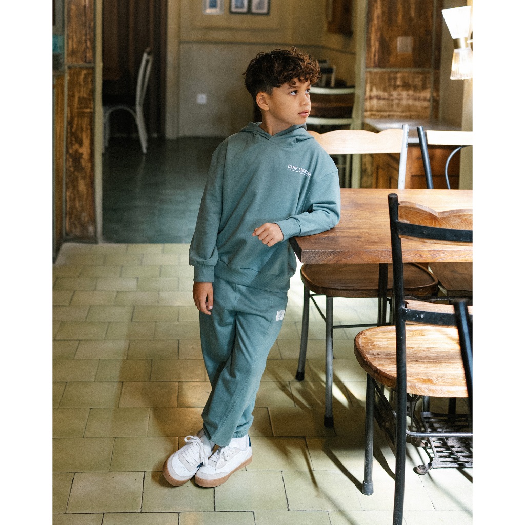 LEWIS EMMA - Camp Hoodie (2-14 Tahun) Sweater Anak Laki Laki Lengan Panjang