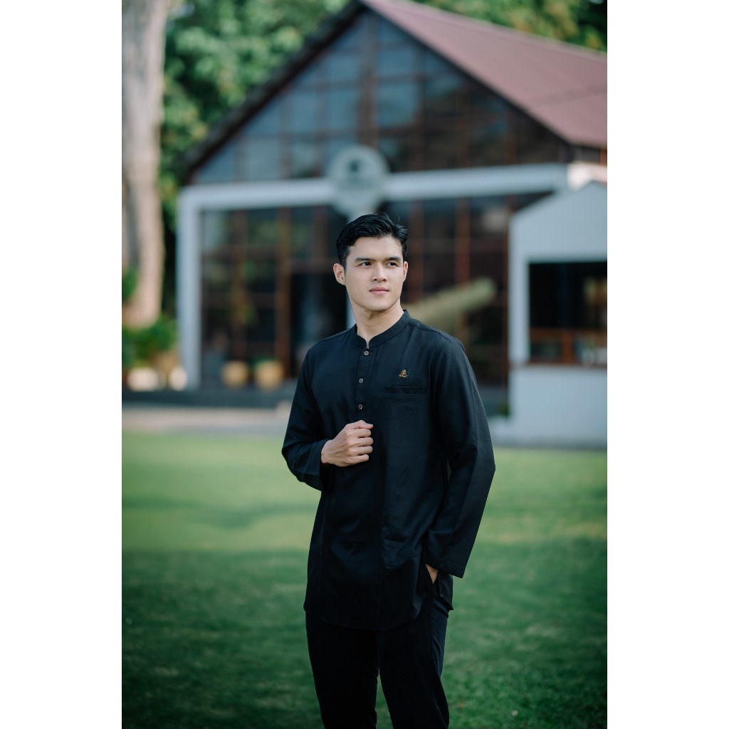 Kurta Yusran by Al Amwa Platinum | Kurta Dewasa Lengan Panjang Polos kurta putih polos hitam polos a