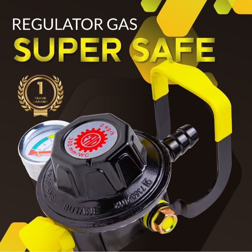 Regulator Gas LPG Super Safe / Regulator dua pengunci