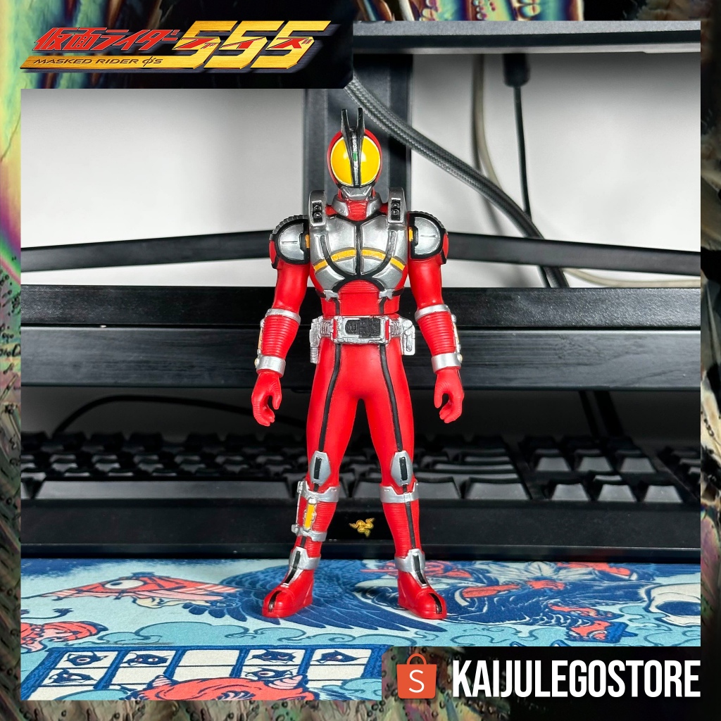 555 Rider Hero Series Kamen Rider Faiz Blaster Form 06 Bandai 2003 Kamen Rider Faiz (2003)