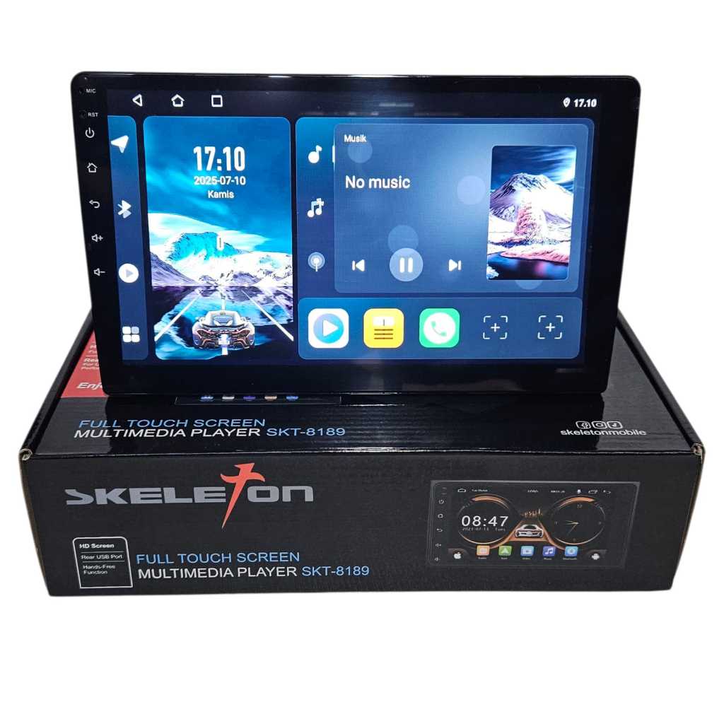 Headunit Android 10 inch RAM 2GB Memory 32GB  SKELETON