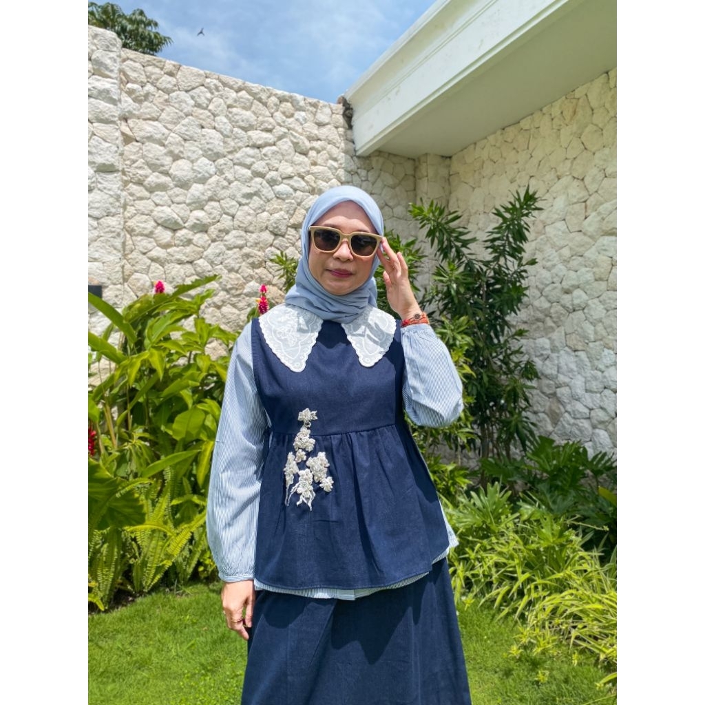 DINARNIA/Haura arzu set rok by Dinarnia/Set rok/Set terbaru/Set elegant