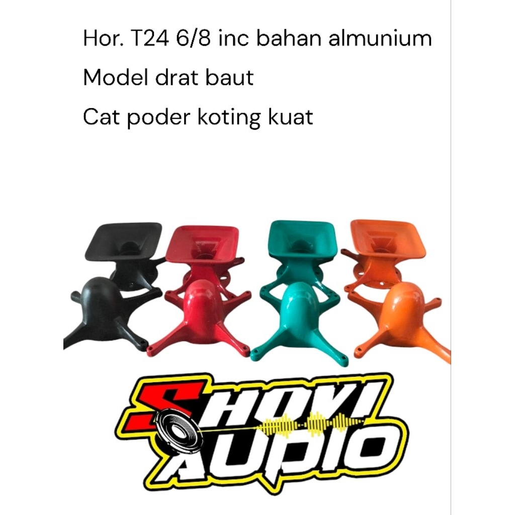 horn t24 6 inc,horn t24 8 inc,horn t24 set rudal,horn t24